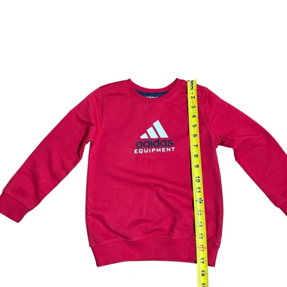 Adidas| Kids Unisex Red and Blue Long Sleeve Crewneck Tracksuit -Size 4 years